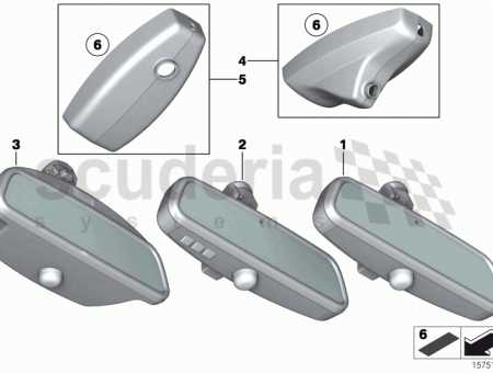 Photo of Interior mirror EC LED GTO 51 16…