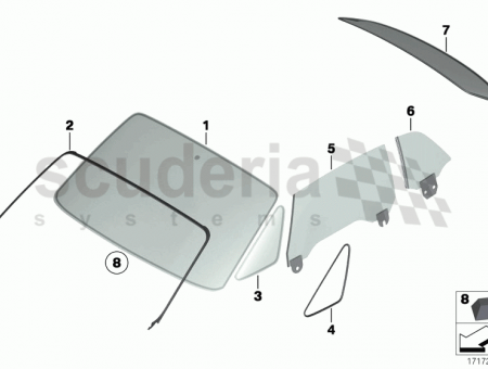 Photo of Seal side window front left 51 31…