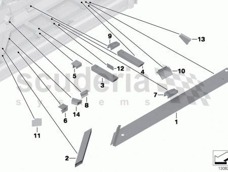 Photo of Cross member closing plate front 41 12…