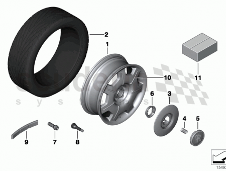 Photo of Light alloy rim 36 12…