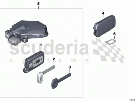 Photo of Set of keys with CAS control unit 51…