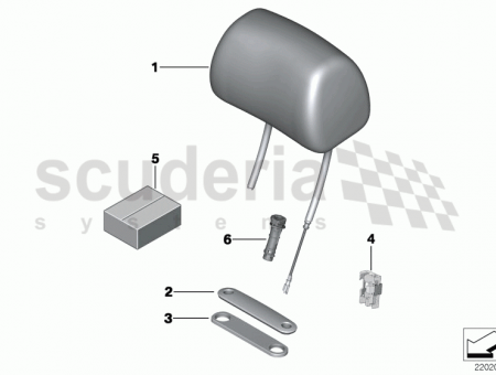 Photo of Repair kit crash active head restraint 52 10…