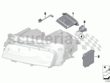 Photo of Headlight driver module xenon lights 63 11…