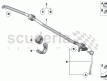 Photo of Bracket for left stabilizer bar 31 35…