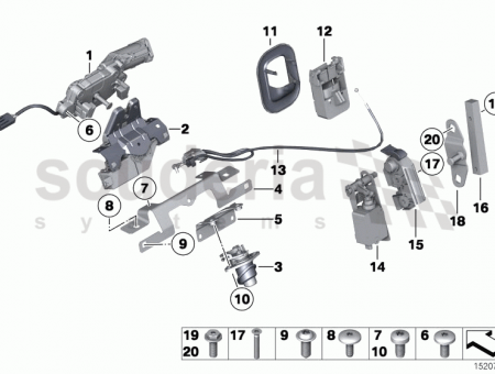 Photo of Trunk lid lock bottom right 51 24…