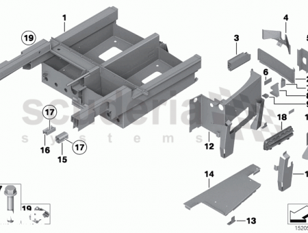 Photo of Bracket for rear silencer right 41 21…