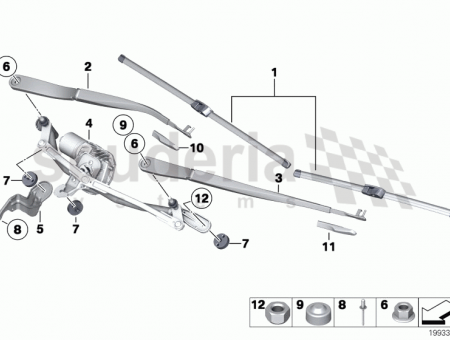 Photo of Wiper arm passenger s side 61 61…