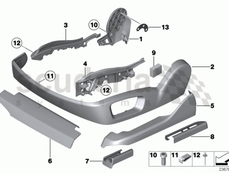 Photo of Trim seat inner right 52 10…