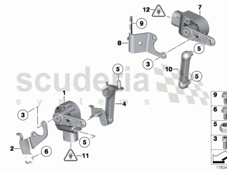 Photo of Bracket level sensor left 37 14…