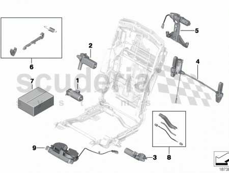 Photo of Drive longitudinal seat adjustment left 52 20…