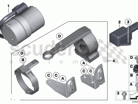 Photo of Set of brackets compressor DSC 34 51…