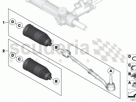 Photo of Repair kit tie rod and bellows 32 21…