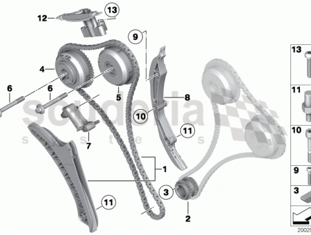 Photo of Timing chain with tensioning rail 11 31…