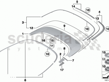 Photo of Trim strip conv top comp lid left 51…