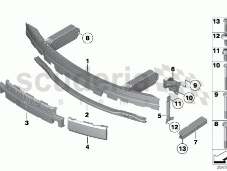 Photo of Carrier bumper front bottom 51 11…