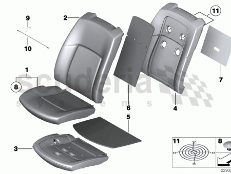 Photo of Foam section basic backrest A C 52 10…