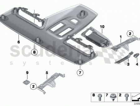 Photo of Grab handle bracket rear left 51 44…