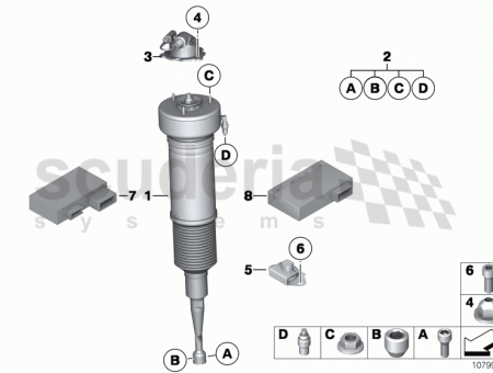 Photo of Air spring strut front 37 10…