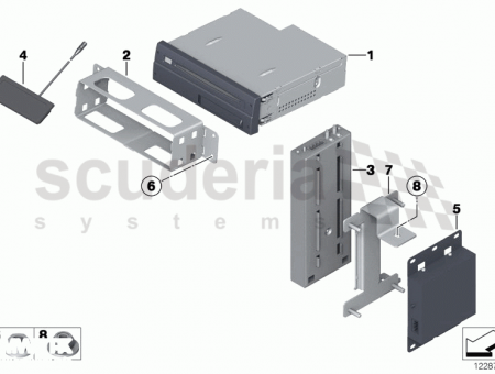 Photo of Support bracket navigation computer 65 90…