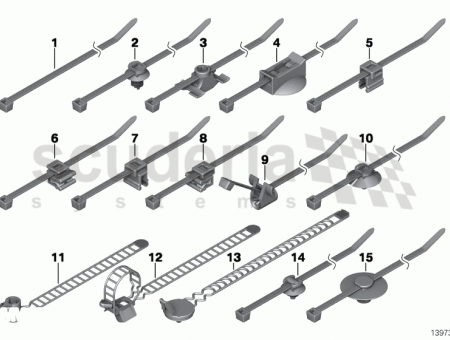 Photo of Cable holder optical fibre strap 61 13…